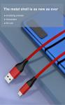 Braided fast charging data cable