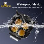 4 Beads Owl Shape Black Plastic White Yellow Available Fog Light