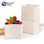 Alibaba hot sale biodegradable material special shape 66ml dessert cereal cup