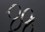 Durable 304 Stainless Steel Cable Ties Metal Tie Wraps 100pcs / Pkt 4.6 X 250 Mm
