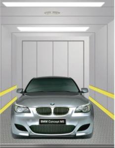 China VVVF AC Control Car Lift Elevator 3T 5T Steel Automobile Elevator factory