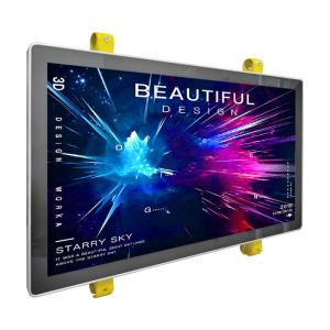 China 32 Inch 4G LTE 12V Vertical Vandal-Proof Bus Digital Signage for Public Transportation Vehicle factory