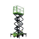 9m 300kg Four Wheel Self Propelled Hydraulic Platform Mobile Scissor Lift Table