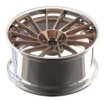 Brushed Polished 2 Piece Forged Wheels For Porsche Macan Staggered 21inch