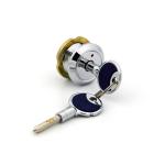 36mm Head Diameter Pin Tumbler Cam Lock Hexahedral Type Brass Keys