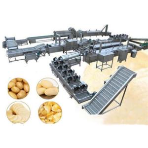 China Electric Electromagnetism Gas Heating Complete Food Industry Chips Making Machine factory