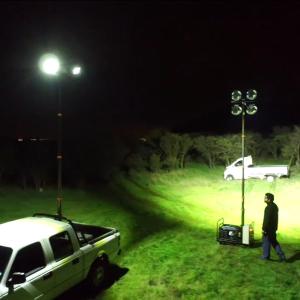 China 4.2m pneumatic telescopic mast lighting tower factory