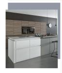 Simple Island Kitchen Furniture Plywood Carcass 20mm Top Thickness