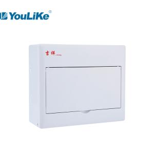 China 55A 10 Ways Single Phase MCB Box Surface Distribution Dustproof factory