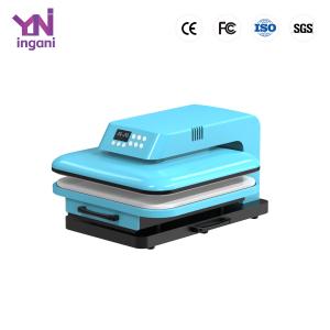 China Fully Automatic T-shirt Heat Transfer Pattern Heat Press Machine factory