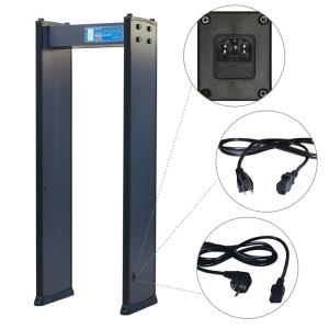 High Precision 4 zones scanner metal detector Walk Through for Factory safe