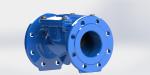 Automatic Rubber Flapper Swing Flex Check Valve Ductile Iron