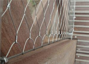 China 100x100mm Wire Cable Trellis Wire Mesh For Climbing Plants AISI 316 5.0mm factory