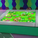 Kindergarten Floor Interactive Projection Trampoline Game Indoor Use