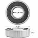 Deep Groove Ball Bearing High Speed R6ZZ Ball Bearing Single Row