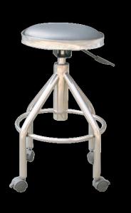 China Portable Surgeon Stool , Doctors Rolling Stool Screw Adjustment Lifting With Four Castors factory