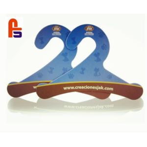 100% Recyclable Custom Cardboard Hangers Pants Trousers Laminated With Clips