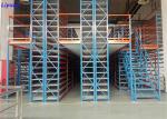 Warehouse Heavy Duty Steel Mezzanine Racking System Multi Layers Shelves