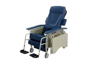 China Padded Blood Sample Collection Chair 3 Position Four Swivel Casters factory