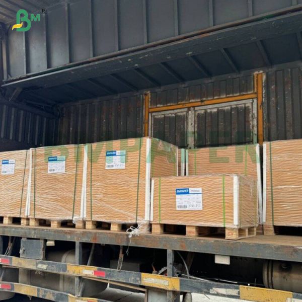 70gsm Smooth Brown Stripped Kraft Paper Sheets for Packing