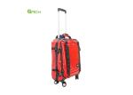 PU Waterproof Carry On Travel Luggage Bag With Backpack Straps
