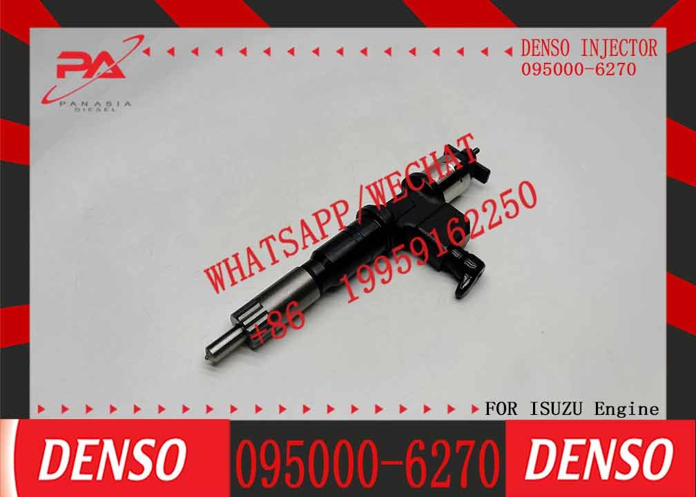 High Quality Common Rail Injector 8-97610254-0 095000-6270 9709500-627 8-97610254-4 for 6WF1 6WG1 Diesel Nozzle