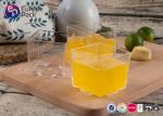 FDA Free Square Disposable Cups Clear Plastic Dessert Containers 60ml