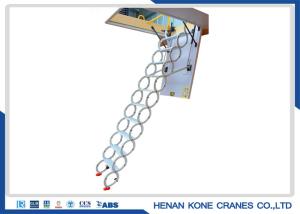 China Household Concealed 75kg Telescopic Attic Stairs factory