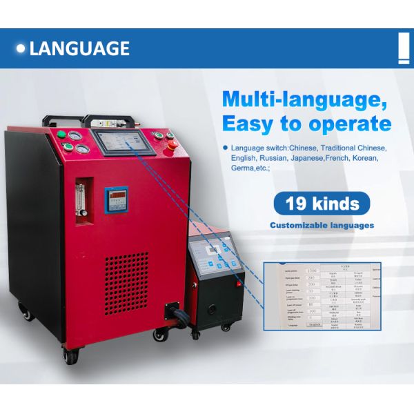 4-in-1 Functional Handheld Laser Welding Machine with 2 Years Warranty and 1080±5nm Wavelength