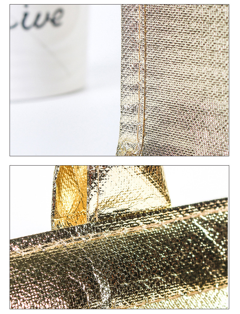 Insulated L28cm Picnic Food Bag for Outdoor Lunch