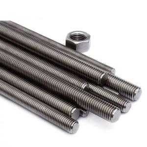 China DIN975 M10 Threaded Rod Stainless Carbon Steel High Strength Galvanized 304 316 A2-70 A4-70 factory