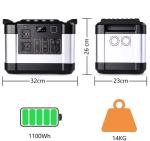 Camping Rechargeable Battery Generator 12v 1000W Electricity Generation Portable