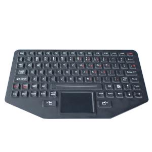 89 Key Silicone Backlit Ruggedized Keyboard With Sealed Touchpad