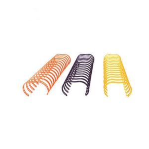 China OEM Nylon Coating Double Loop Binding Wire 34 Loops Electroplated on sale