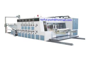 China Corrugated Carton Flexo Printing Machine Stacking Lead Edge Feeding Economic Model factory