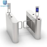 5000 Fingerprint Capacity Swing Barrier Turnstile Gates Plexiglass Door Wing