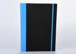 Elastic Band Hard Cover Notebook PU Fabric Material For Business Meeting Note