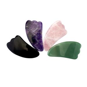 China 65g Natural Gemstone Jade Gua Sha Stone Jade Gua Sha Board factory