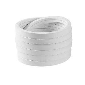 Custom Flexible Waterproof White Black Silicone LED RGB Ribbon Neon