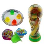 World Cup Shape Fruity Pudding Sweets Apple Strawberry Blueberry Flavor