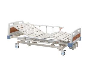 China Protective Railing Medical Adjustable Bed , Easy To Use Motorized Hospital Bed factory