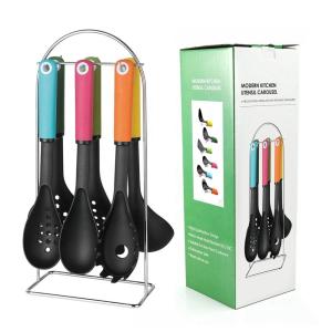 China Silk Printing Nylon Kitchenware Set Perfect for Kitchen Tools and Cuisine Accessories factory