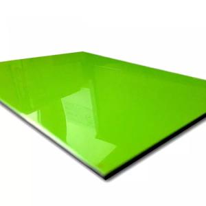 China Low Glass 4x8 High Gloss Aluminium Composite Panel NANO Surface Coating Various Colors factory