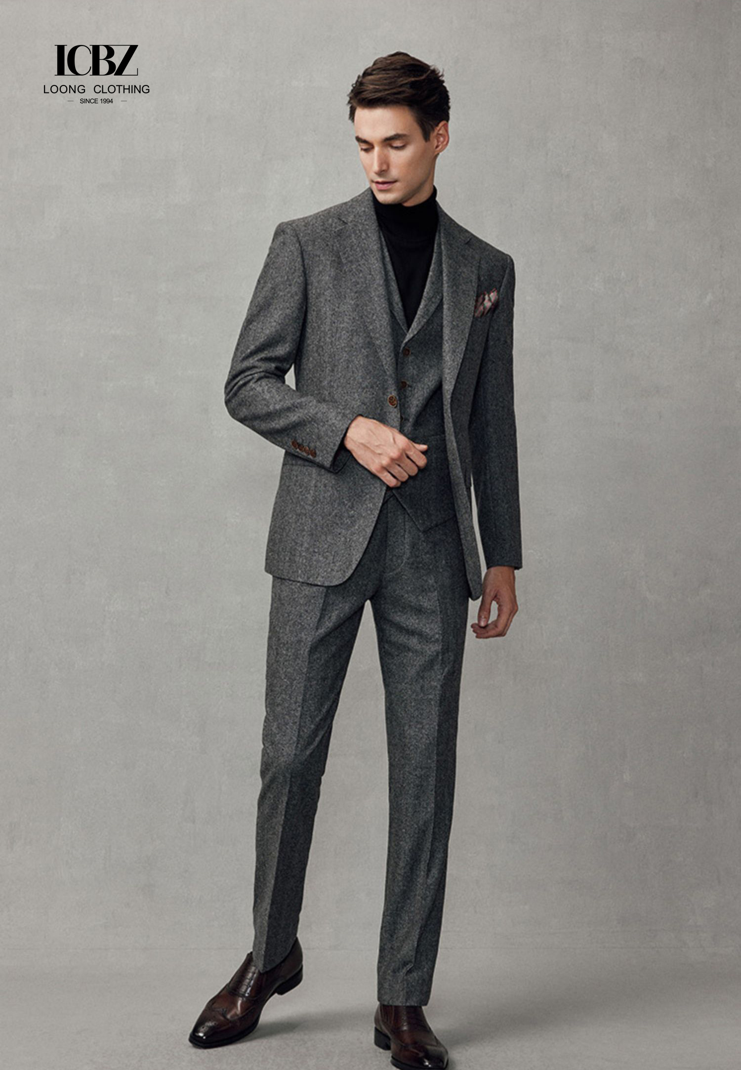 Floral Pattern Blazer Jacket Waistcoat Pants Men Suit Set for Wedding 3 Piece Regular Fit