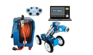 China Construction CCTV Sewer Inspection Crawler , Pipe Inspection Camera factory