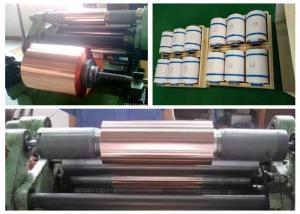 China Double Shiny Rolled Copper Sheet , 500 - 5000 Meter Length Copper Roll factory