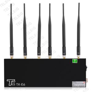 China 6 Channel Cell Phone Signal Jammer Desktop RF Signal Isolator Built in Cooling Fans factory