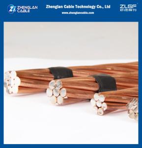 China Copper Clad Steel Grounding Wire Cable CCS Bare CCS Copper Clad Steel Ground Electric Stranded Wire Rod Conductor factory