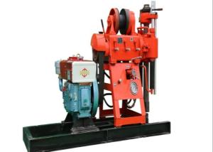 China Yellow Diesel Geological Drilling Rig For 100 Meters Depth Sample Collecting factory