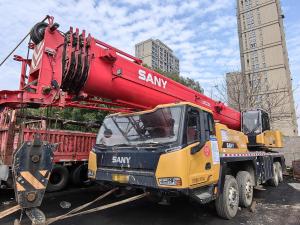 China Sany STC500C5-8 Mobile Crane 46M Main Boom and 11 Ton Counterweight for Heavy Lifting factory